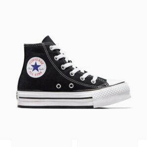 Black High-top Platform Converse